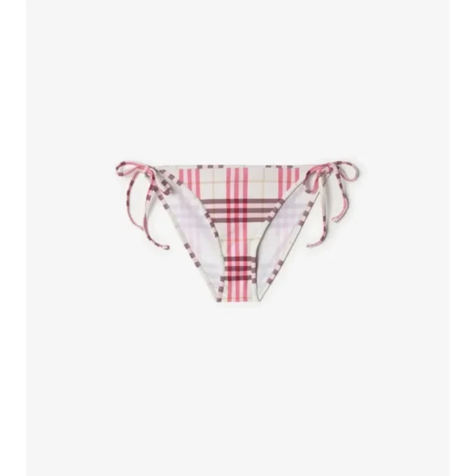 Braguitas de bikini con estampado de cuadros Braguitas de bikini con estampado de cuadros