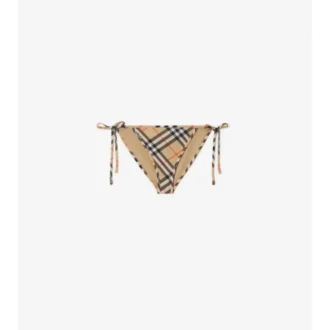 Braguitas de bikini con estampado de cuadros