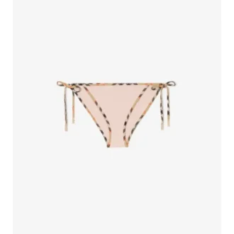 Braguitas de bikini con ribete de cuadros