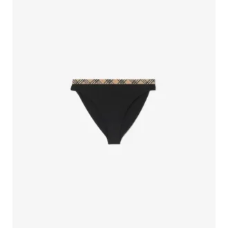 Braguitas de bikini con ribete de cuadros