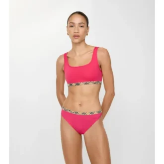 Braguitas de bikini con ribete de cuadros
