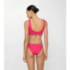 Braguitas de bikini con ribete de cuadros Braguitas de bikini con ribete de cuadros