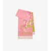 Bufanda ancha de cachemira EKD con estampado floral Bufanda ancha de cachemira EKD con estampado floral
