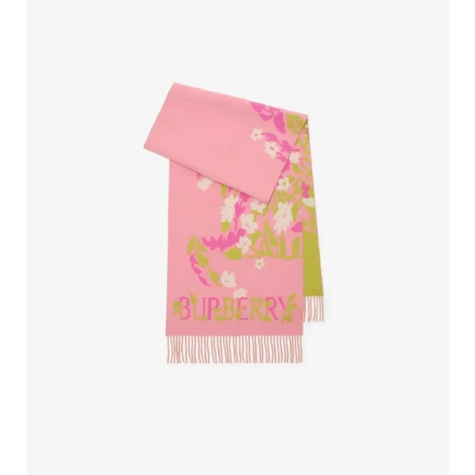 Bufanda ancha de cachemira EKD con estampado floral Bufanda ancha de cachemira EKD con estampado floral
