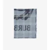 Bufanda ancha de lana y seda con estampado EKD Check Bufanda ancha de lana y seda con estampado EKD Check