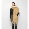 Bufanda con capucha de mezcla de lana de alpaca con logotipo Bufanda con capucha de mezcla de lana de alpaca con logotipo