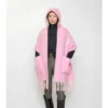 Bufanda con capucha de mezcla de lana de alpaca con logotipo Bufanda con capucha de mezcla de lana de alpaca con logotipo