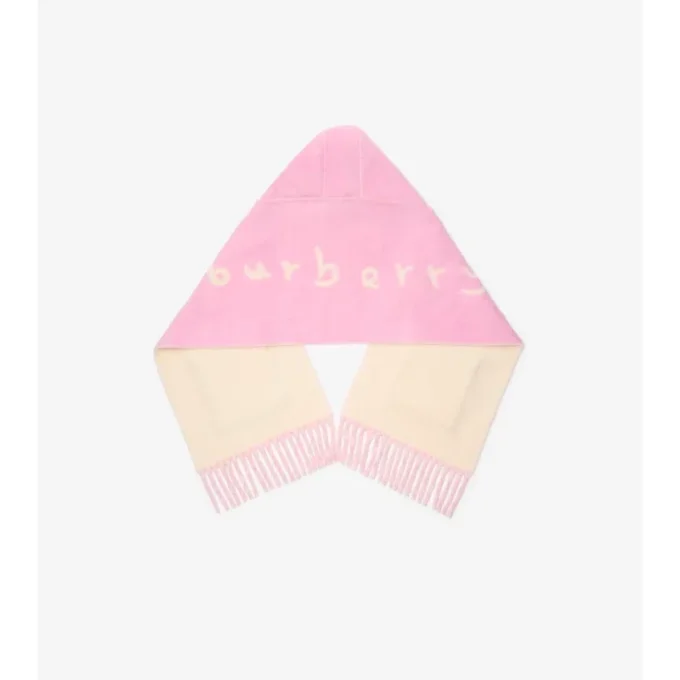Bufanda con capucha de mezcla de lana de alpaca con logotipo Bufanda con capucha de mezcla de lana de alpaca con logotipo