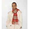 Bufanda de cachemira con estampado de cuadros