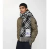 Bufanda de cachemira con estampado de cuadros