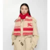 Bufanda de lana a rayas EKD