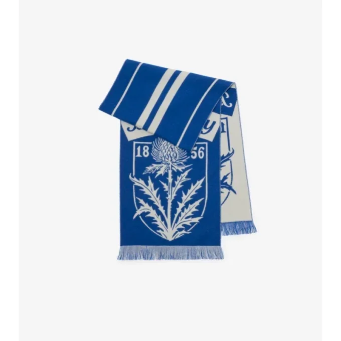 Bufanda de lana con escudo de cardo Bufanda de lana con escudo de cardo