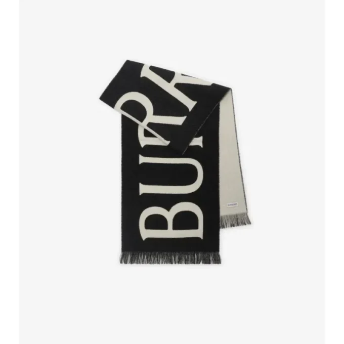 Bufanda de lana con logotipo