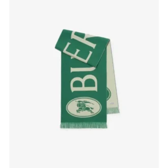 Bufanda de lana con logotipo