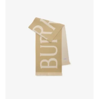 Bufanda de lana con logotipo