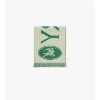 Bufanda de lana con logotipo