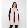 Bufanda de seda con estampado de cuadros grandes