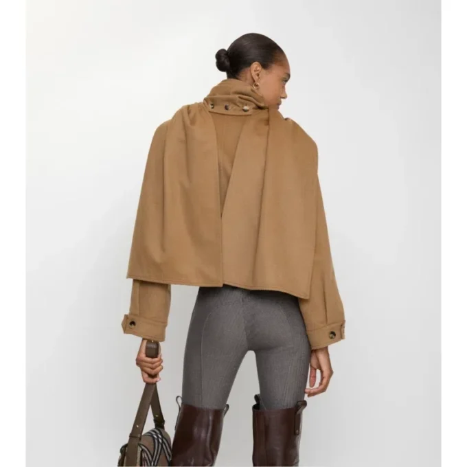 Bufanda desmontable Chaqueta de cachemira Bufanda desmontable Chaqueta de cachemira