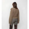 Bufanda desmontable Chaqueta de mezcla de lana Bufanda desmontable Chaqueta de mezcla de lana