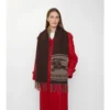 Bufanda reversible con estampado de caballero Bufanda reversible con estampado de caballero
