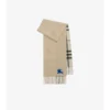 Bufanda reversible de cachemira con estampado EKD Check Bufanda reversible de cachemira con estampado EKD Check