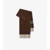 Bufanda reversible de cachemira con estampado EKD Check