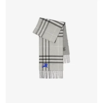 Bufanda reversible de cachemira con estampado EKD Check