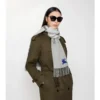 Bufanda reversible de cachemira con estampado EKD Check