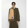 Bufanda reversible de cachemira con estampado EKD Check