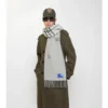 Bufanda reversible de cachemira con estampado EKD Check