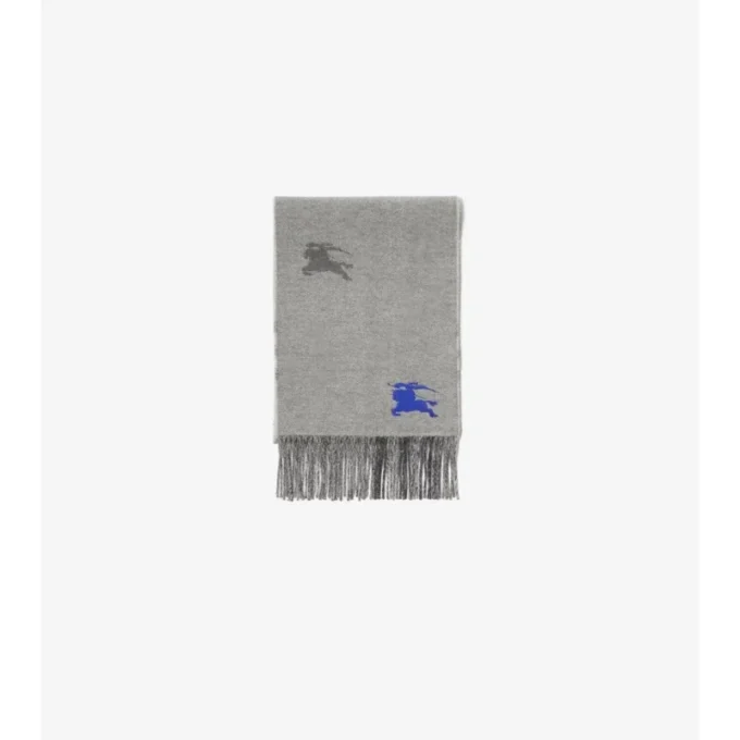 Bufanda reversible de cachemira con estampado EKD Check
