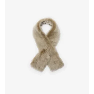 Bufanda reversible de piel de oveja