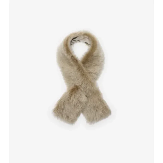 Bufanda reversible de piel de oveja