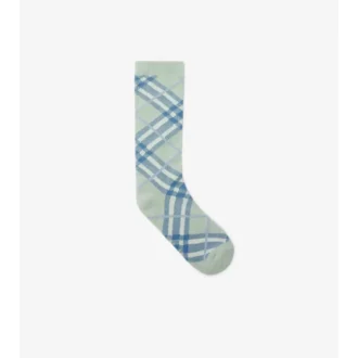Calcetines de mezcla de algodón con estampado de cuadros Calcetines de mezcla de algodón con estampado de cuadros