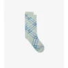 Calcetines de mezcla de algodón con estampado de cuadros Calcetines de mezcla de algodón con estampado de cuadros