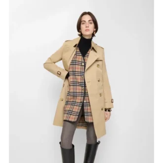 Calentador de lana y cachemira con estampado de cuadros