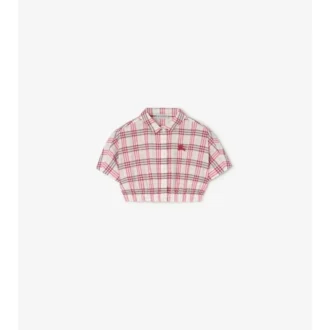 Camisa de algodón a cuadros