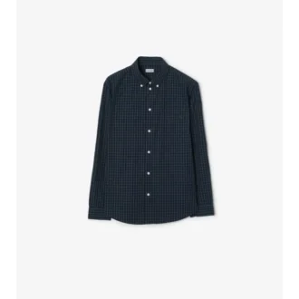 Camisa de algodón a cuadros