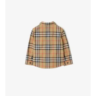Camisa de algodón a cuadros
