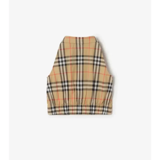 Camisa de algodón a cuadros