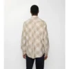 Camisa de algodón a cuadros de corte holgado Camisa de algodón a cuadros de corte holgado