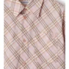 Camisa de algodón con estampado de cuadros