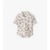 Camisa de algodón con estampado de paraguas Camisa de algodón con estampado de paraguas
