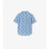 Camisa de algodón con estampado de tablero de ajedrez EKD Camisa de algodón con estampado de tablero de ajedrez EKD