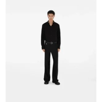 Camisa de algodón de corte ajustado