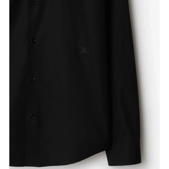 Camisa de algodón de corte ajustado Camisa de algodón de corte ajustado