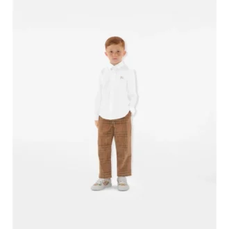 Camisa de algodón elástico