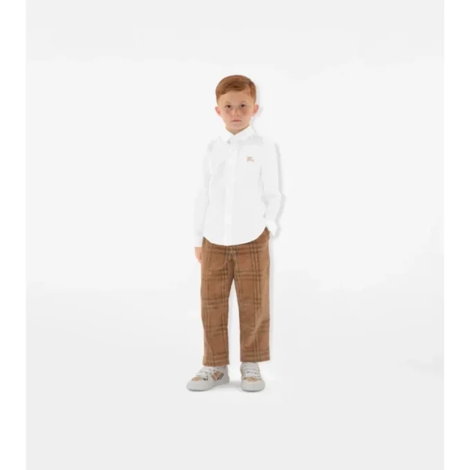 Camisa de algodón elástico