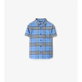 Camisa de algodón Oxford a cuadros