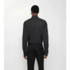 Camisa de esmoquin de algodón de corte ajustado
